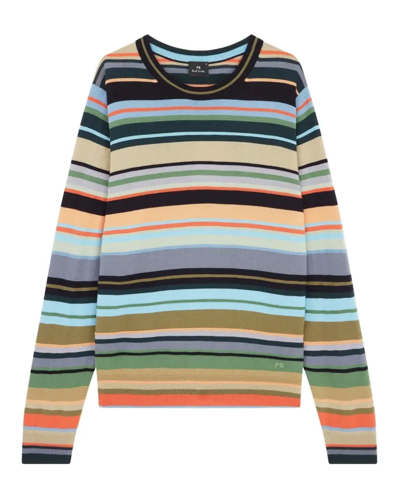 Paul Smith Signature Stripe crew-neck sweater - Schwarz Schwarz