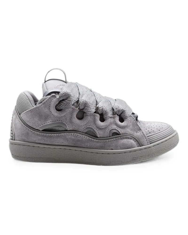 Lanvin Curb leather sneakers - Grau Grau