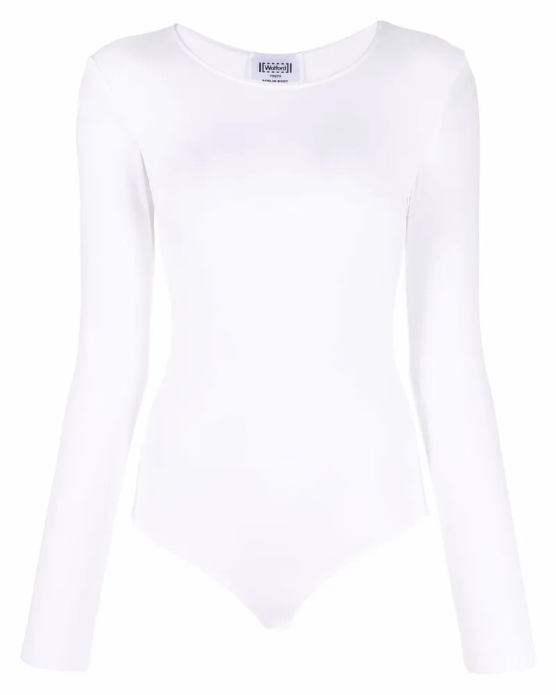 Wolford Langärmeliger Body - Weiß Weiß