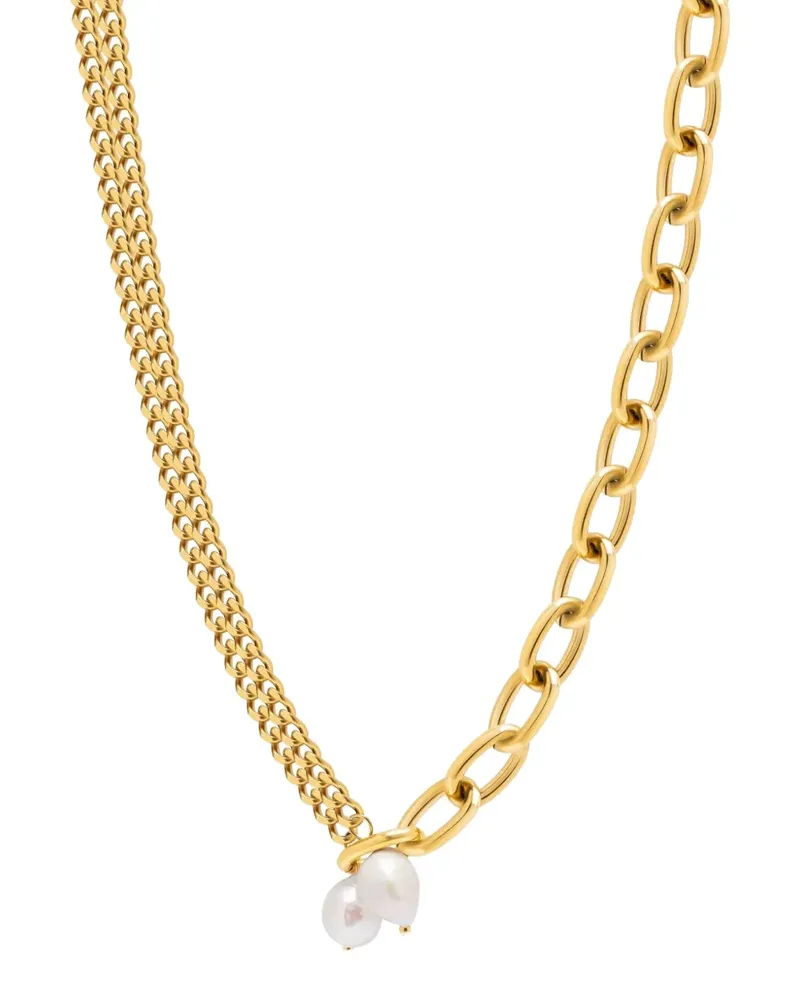 Nialaya Transformer Pearl Halskette - Gold Gold
