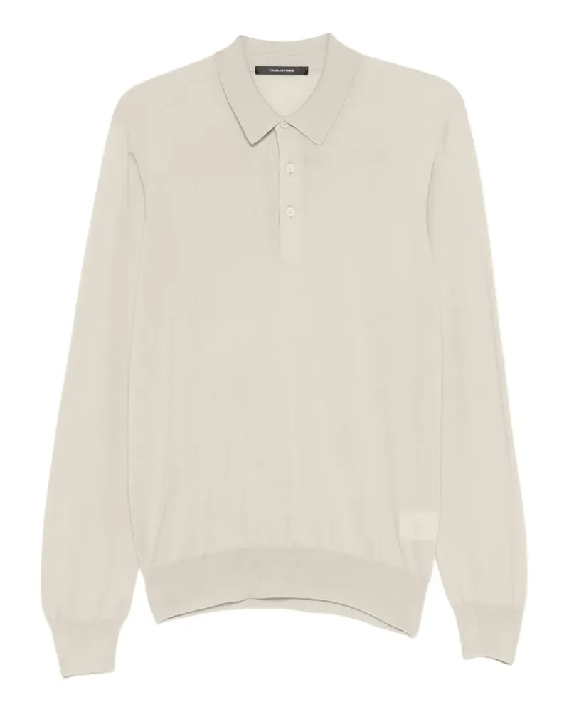 Tagliatore Zeno button-detail polo shirt - Nude Nude