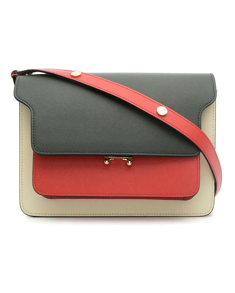 Marni Trunk Schultertasche - Rot Rot
