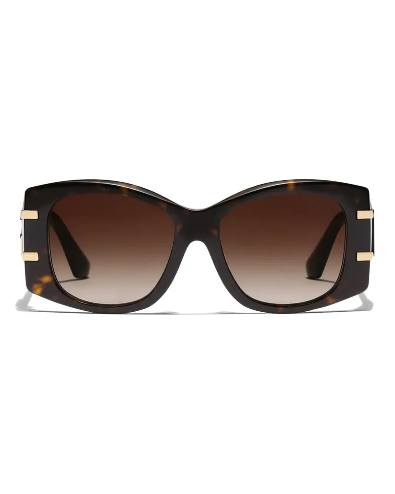 Dolce & Gabbana DG Griffe Sonnenbrille - Braun Braun