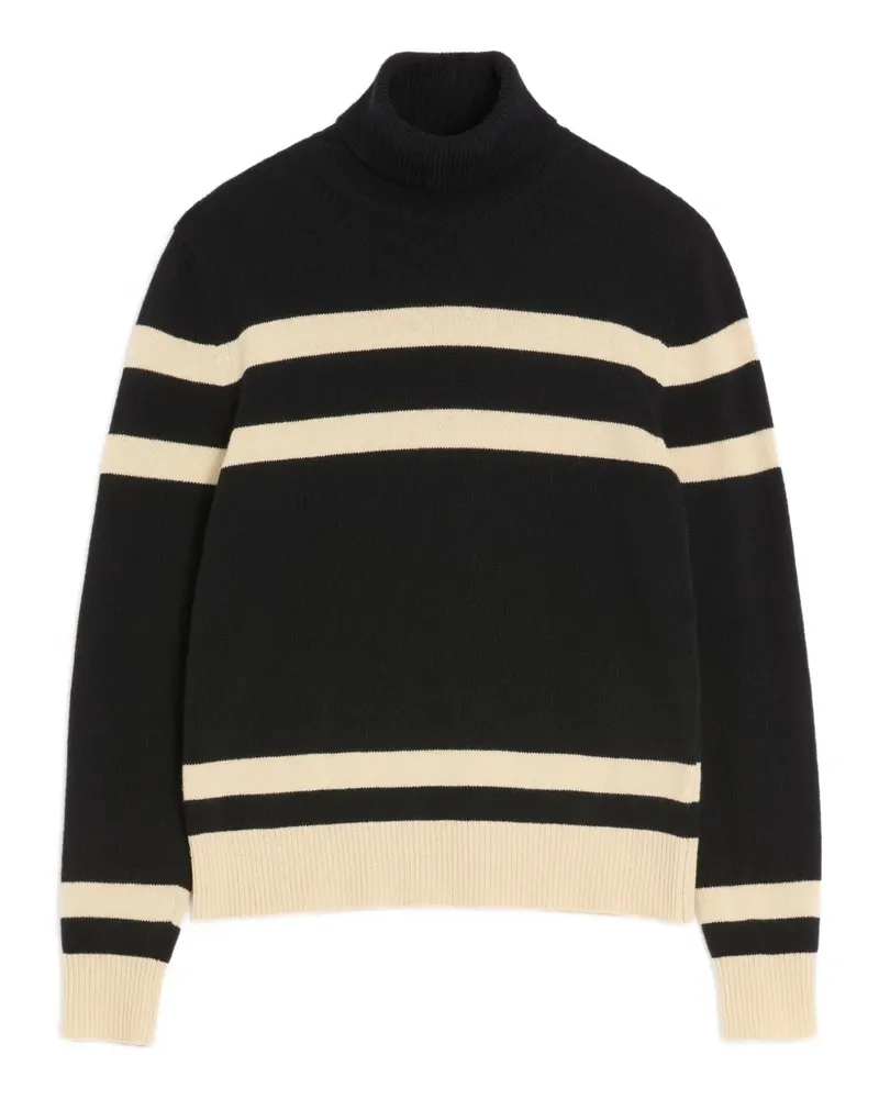 Valentino Garavani Bestickter Pullover mit Stehkragen - Schwarz Schwarz