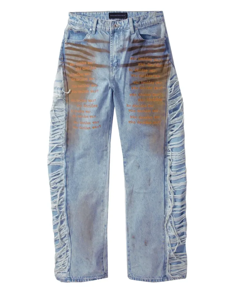 WHO DECIDES WAR Mechanic Jeans - Blau Blau