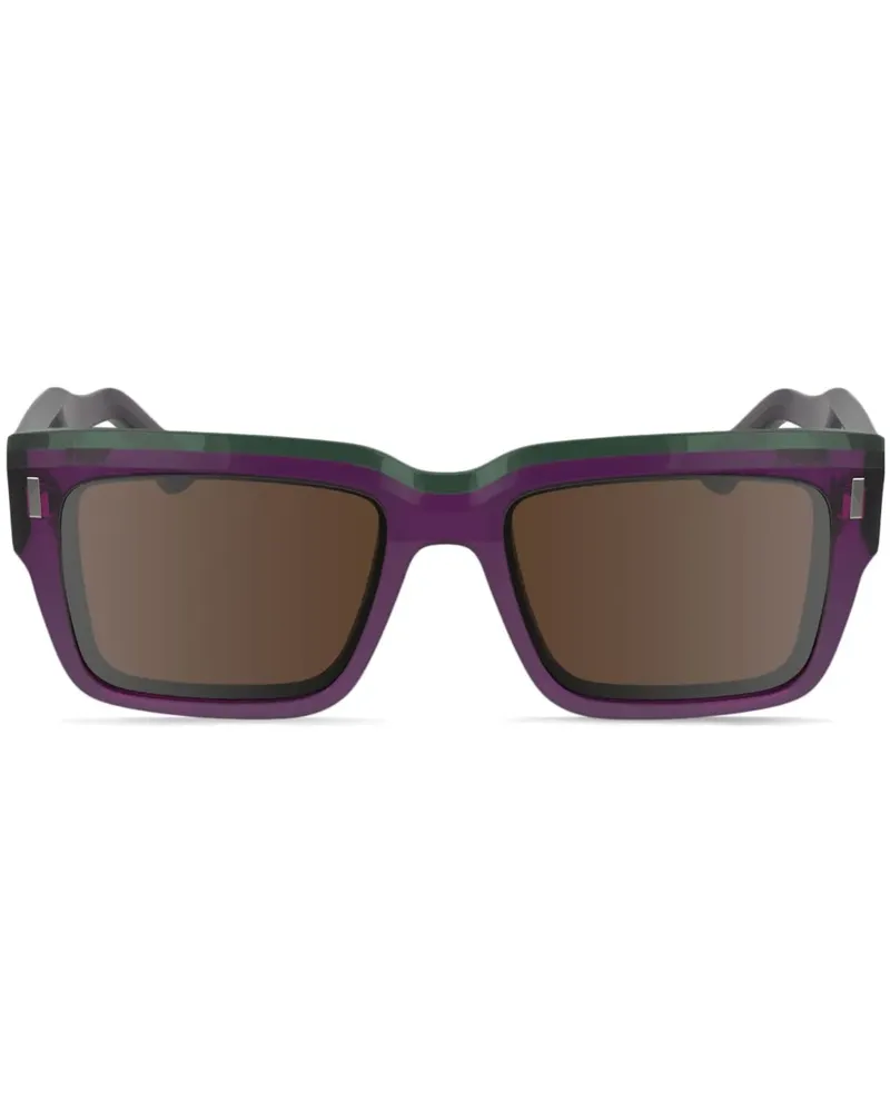 Calvin Klein Sonnenbrille mit eckigem Gestell - Violett Violett