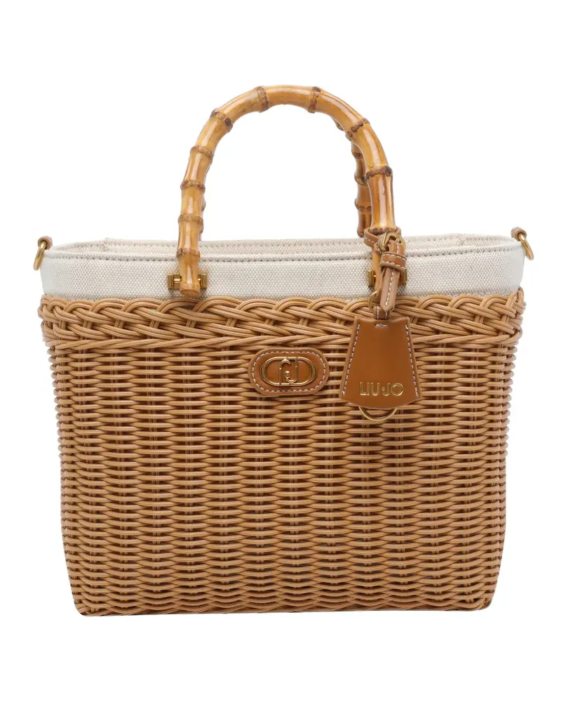 Liu Jo top handle cross body bag - Nude Nude