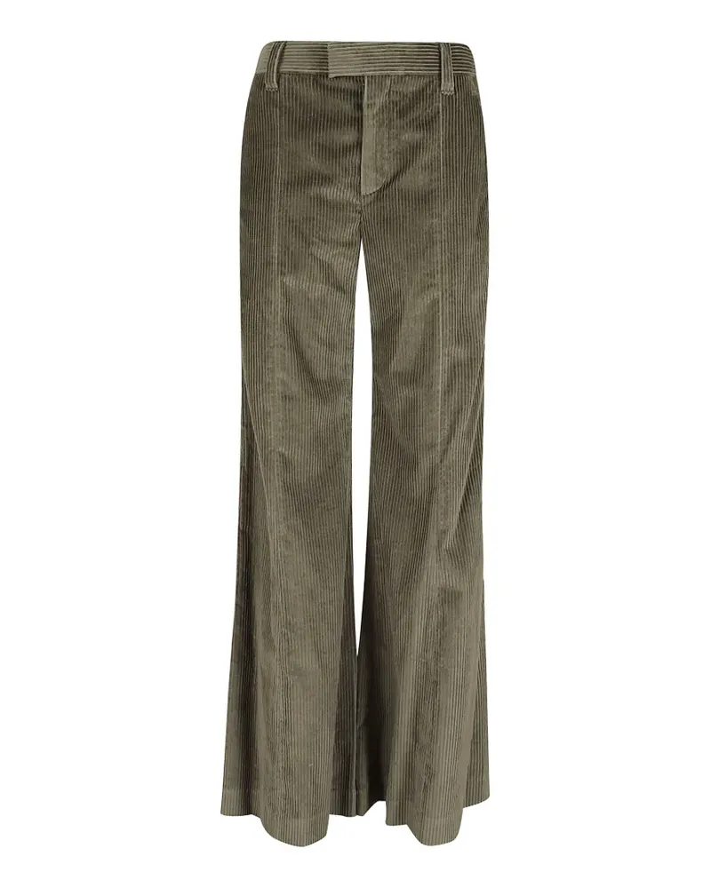Brunello Cucinelli corduroy wide-leg trousers - Grün Grün