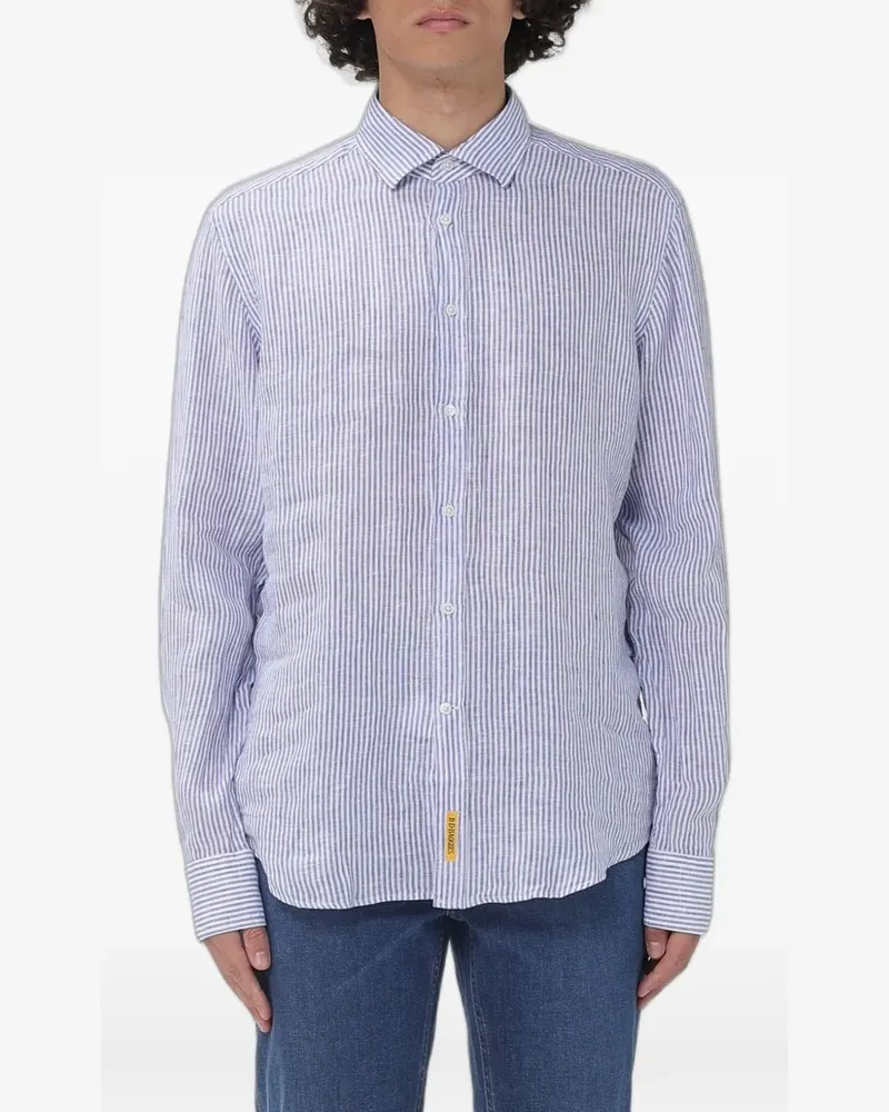B.D. Baggies striped cotton shirt - Blau Blau
