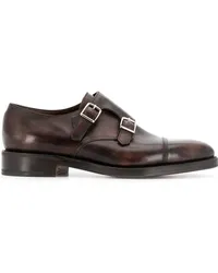 John Lobb Klassische Monk-Schuhe Braun