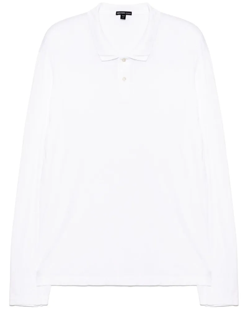 James Perse Luxe Lotus Poloshirt - Weiß Weiß