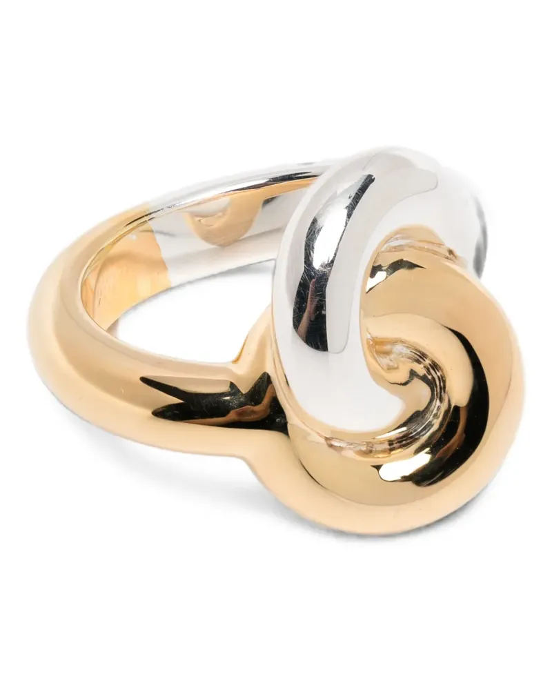 UNCOMMON MATTERS Cumulus Knot Ring - Silber Silber