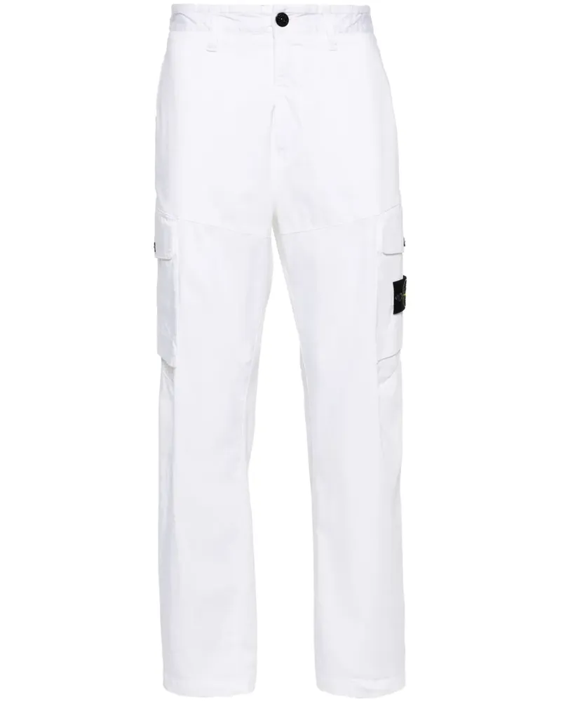 Stone Island Hose mit geradem Bein - Weiß Weiß