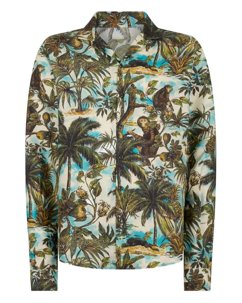 Dsquared2 monkey-printed shirt - Nude Nude