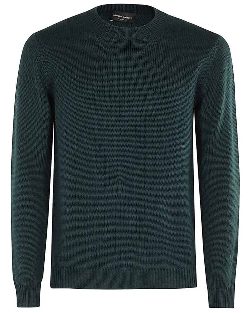 Roberto Collina Fein gestrickter Pullover - Grün Grün