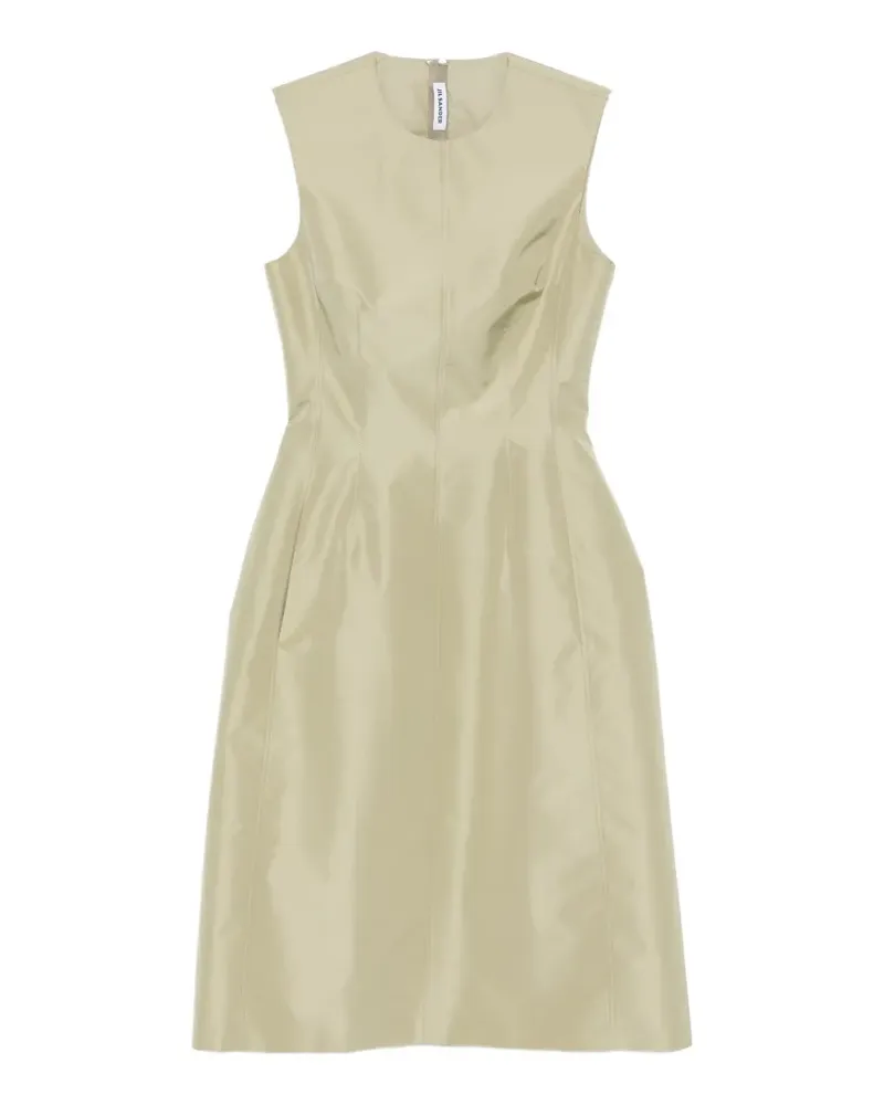Jil Sander sleeveless panelled midi dress - Grün Grün