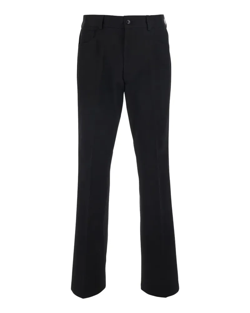 Amiri logo-embroidered tailored trousers - Schwarz Schwarz