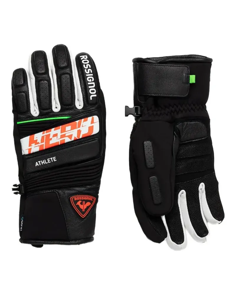 Rossignol logo-patch ski gloves - Schwarz Schwarz