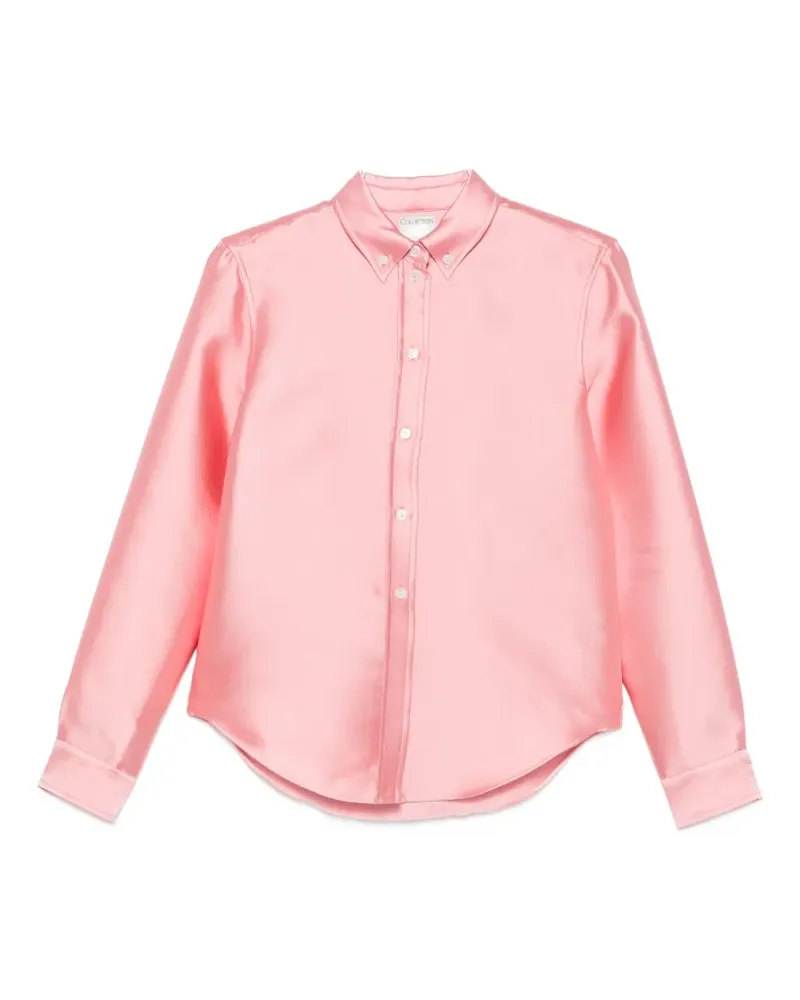 Calvin Klein button-down satin shirt - Rosa Rosa