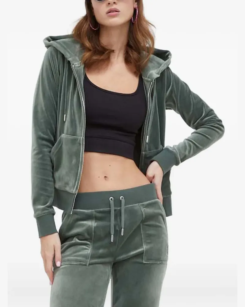 Juicy Couture Hoodie mit Reißverschluss - Grün Grün