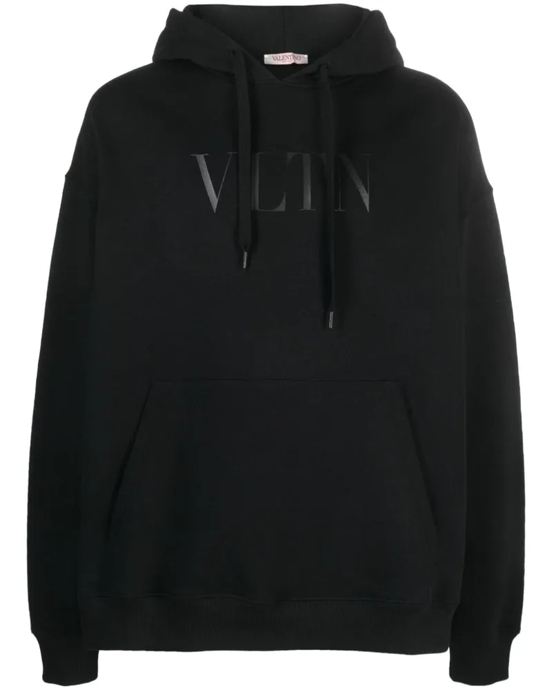 Valentino Garavani Hoodie mit Logo-Print - Schwarz Schwarz
