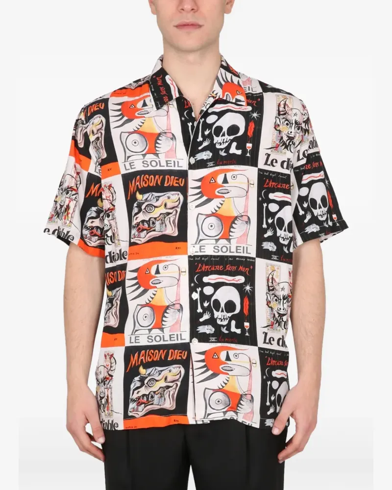 ENDLESS JOY Tarot graphic shirt - Weiß Weiß