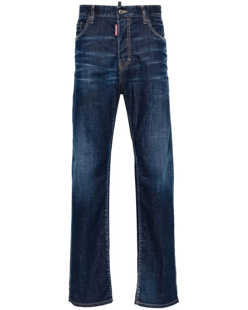 Dsquared2 642 Straight-Leg-Jeans - Blau Blau