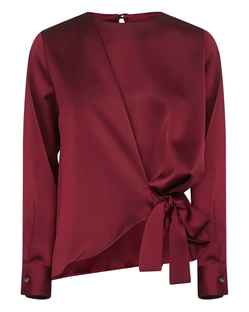 Blanca Asymmetrisches Wickeltop - Rot Rot