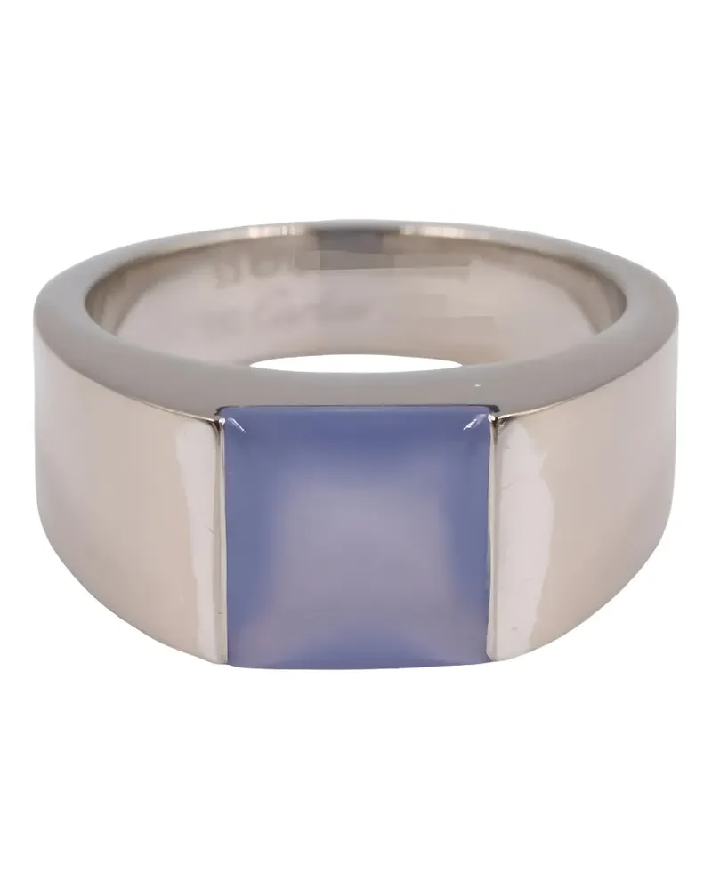 Cartier 2010s Tank chalcedony ring - Silber Silber