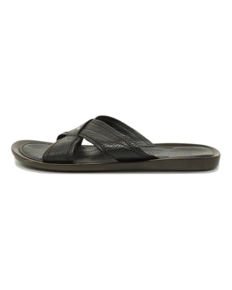 Sergio Rossi cross-strap sandals - Schwarz Schwarz