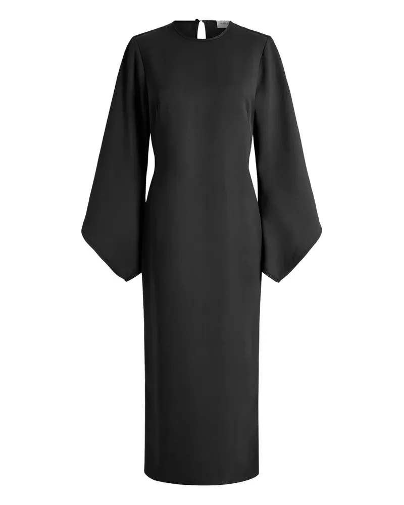 16ARLINGTON Saverico Midikleid - Schwarz Schwarz