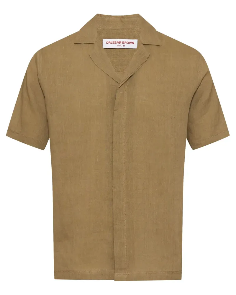 Orlebar Brown Maitan Hemd - Grün Grün