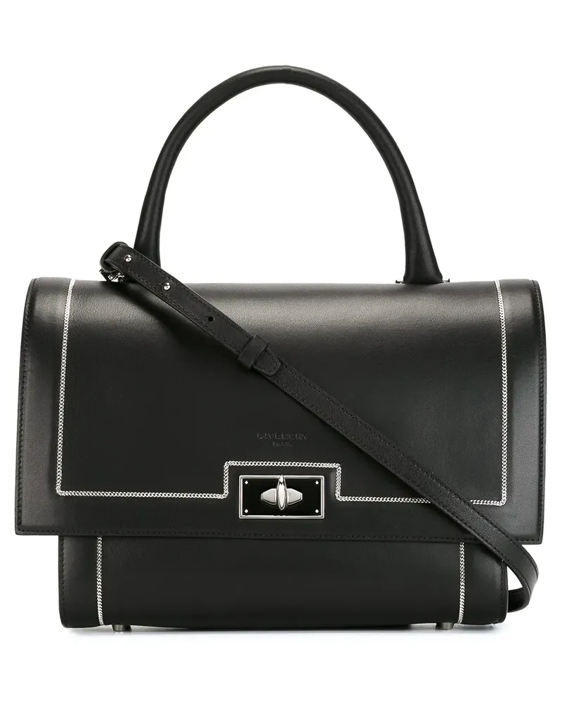 Givenchy Mittelgroße 'Shark' Handtasche - Schwarz Schwarz
