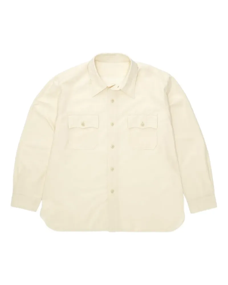 Fortela CPO 2.0 cotton overshirt - Nude Nude