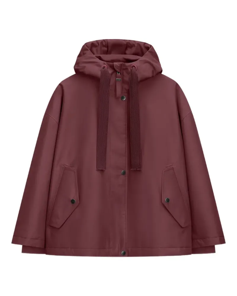 G-Lab Rosie hooded oversized jacket - Rot Rot