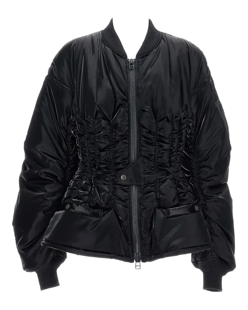 Junya Watanabe Jacke mit Ziehharmonika-Design - Schwarz Schwarz