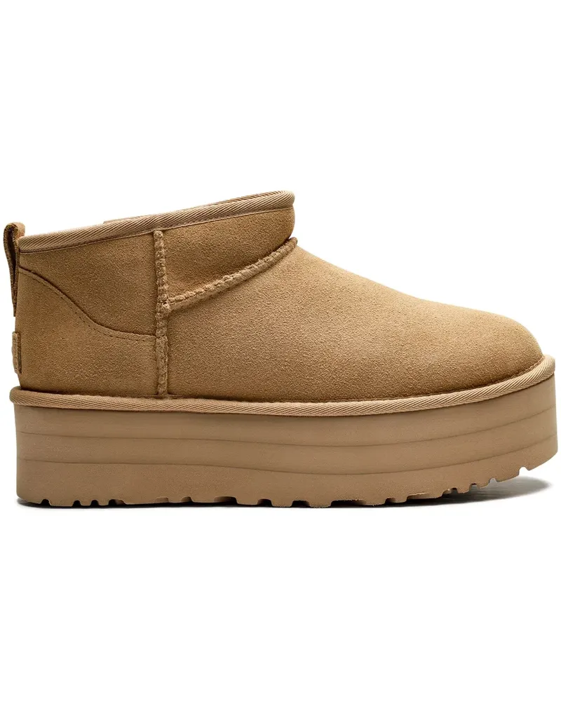 UGG Klassische Ultra Mini Plateau-Stiefel - Nude Nude
