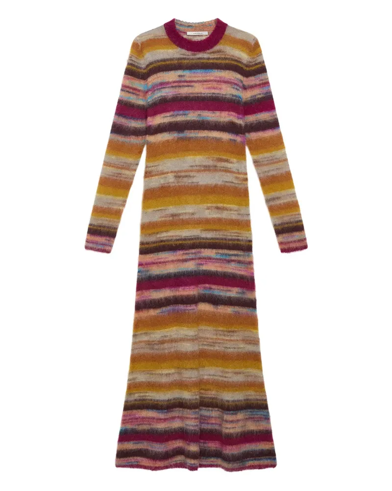 Maliparmi Gestreiftes Maxikleid - Gelb Gelb