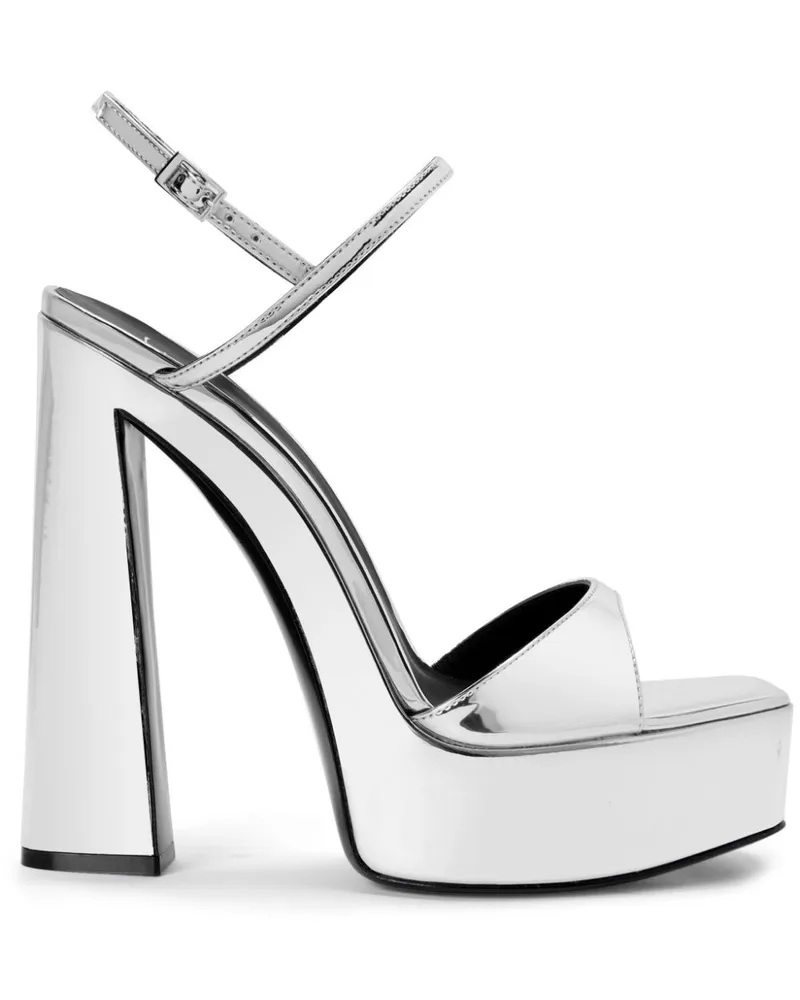 Giuseppe Zanotti Sylvy Sandalen 145mm Silber