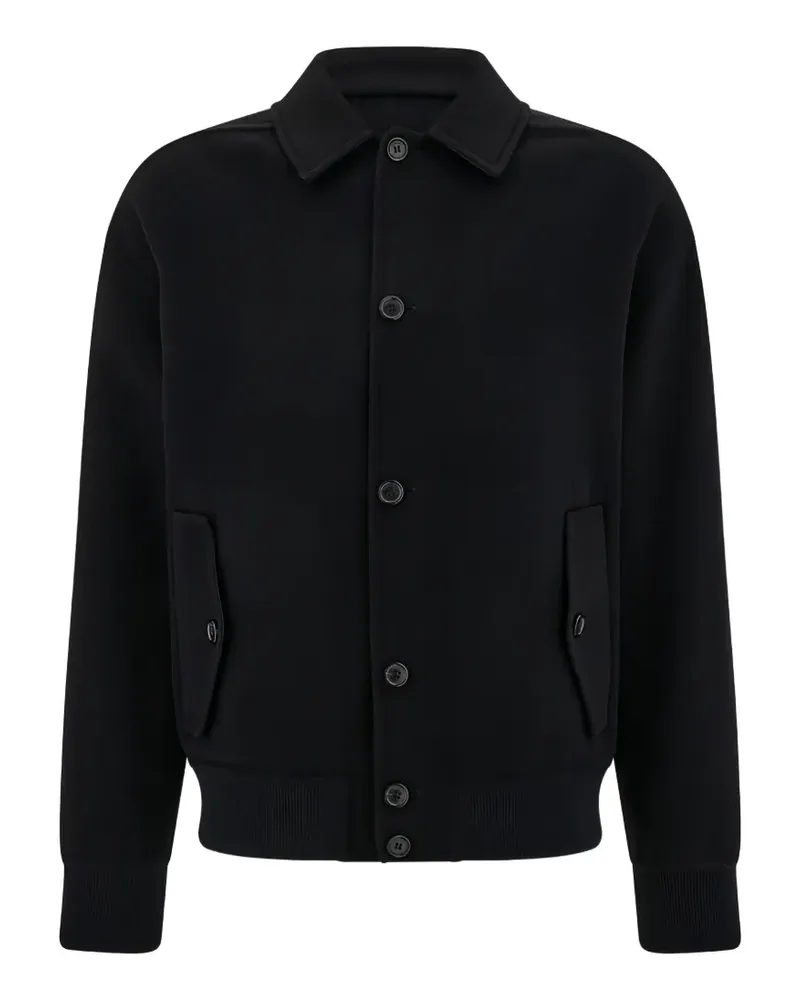 Ferragamo Blouson aus Wolle und Kaschmir - Schwarz Schwarz