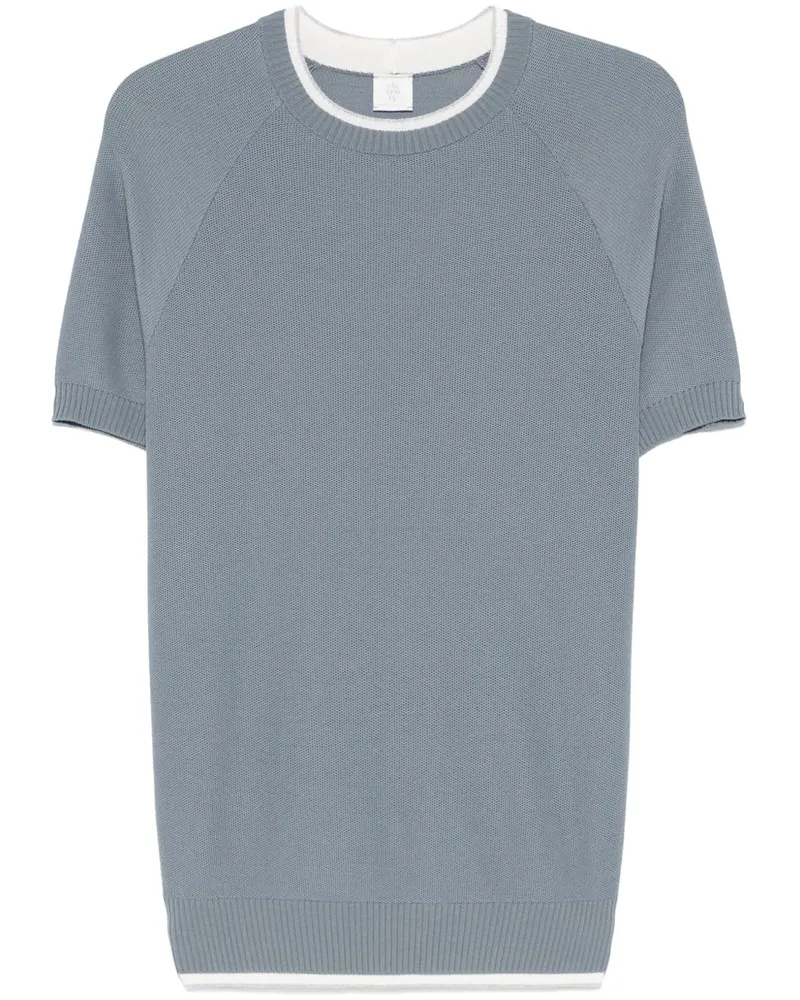 Eleventy Klassisches T-Shirt - Blau Blau