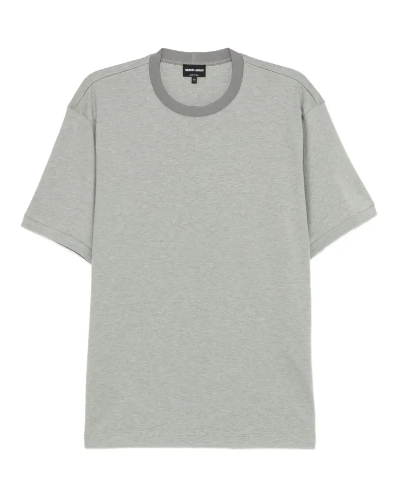 Giorgio Armani T-Shirt mit rundem Ausschnitt - Grau Grau