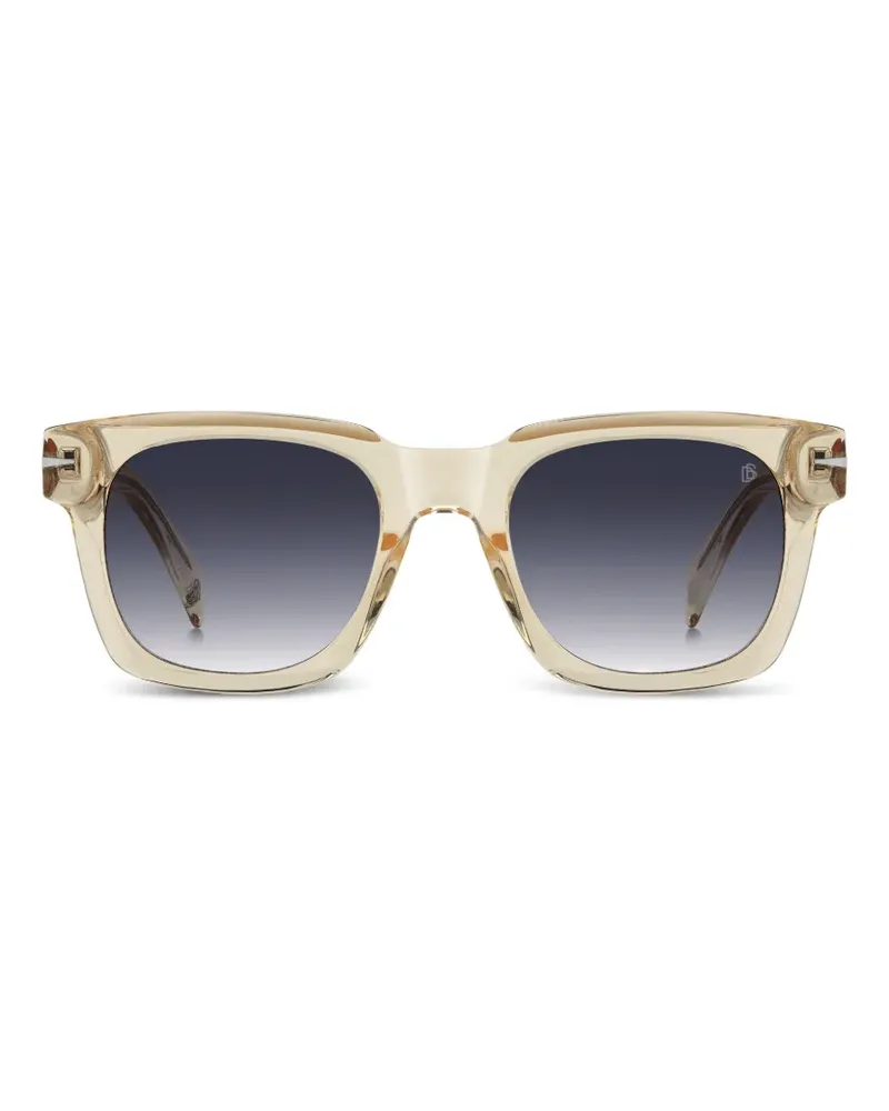 EYEWEAR by DAVID BECKHAM Sonnenbrille mit eckigem Gestell - Nude Nude