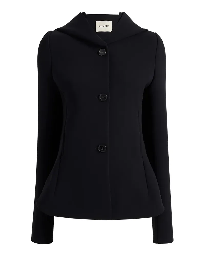 KHAITE Geknöpfte Kapuzenjacke - Schwarz Schwarz
