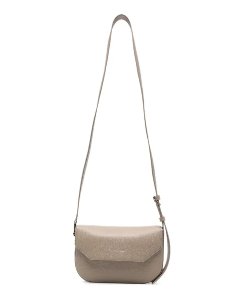 Emporio Armani mini grainy-leather cross body bag - Grau Grau
