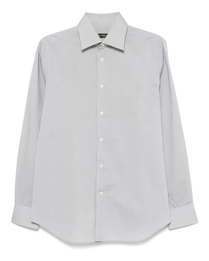 Corneliani Klassisches Hemd - Grau Grau