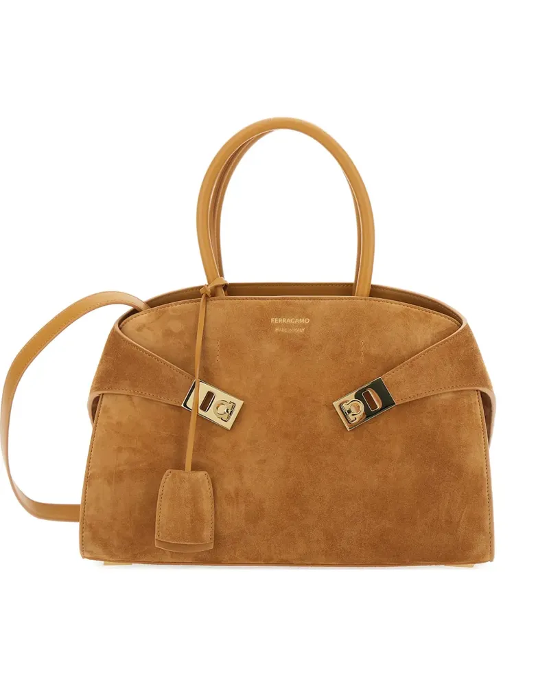 Ferragamo small top handle tote bag - Braun Braun