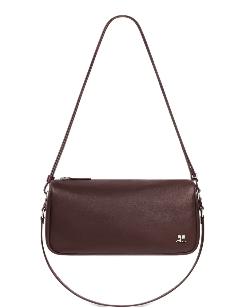 Courrèges small Three Sixty leather shoulder bag - Braun Braun
