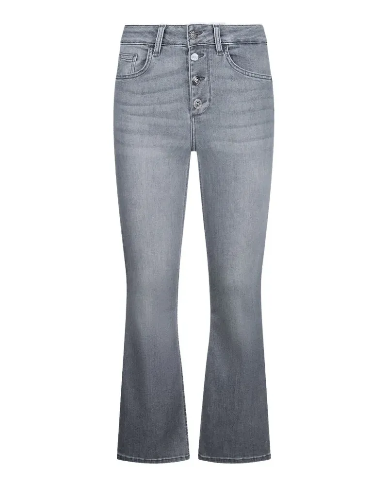 Liu Jo Bootcut-Jeans mit hohem Bund - Grau Grau