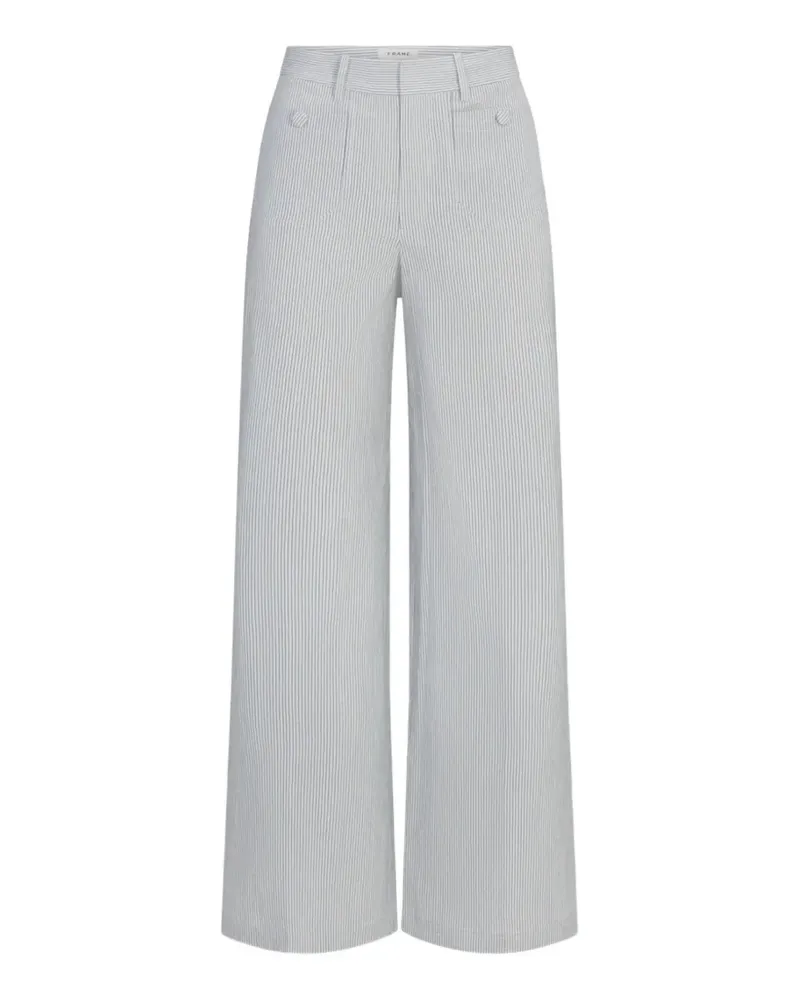 Frame Denim striped Modernist trousers - Weiß Weiß